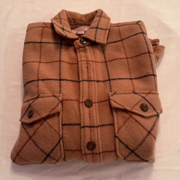J. Crew Wallace and Barnes Flannel Button Down - Picture 1 of 4